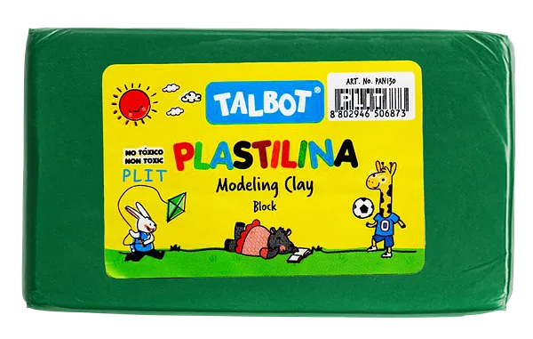 Masilla Plastilina Talbot Verde Oscuro 150gr