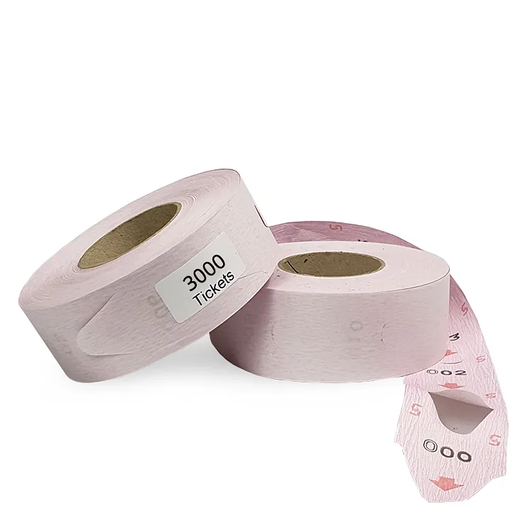 Tickets de Turnos, 3000 pcs, Rosado