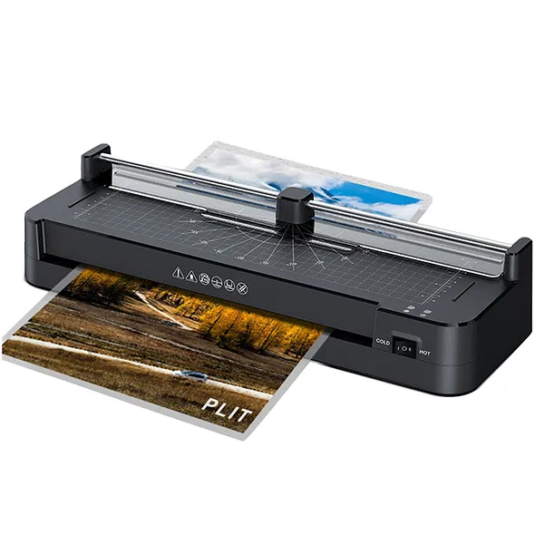 Plastificadora y Guillotina Foska LM1004 Tamaño A3 11" x 17" para 60-125 Micras