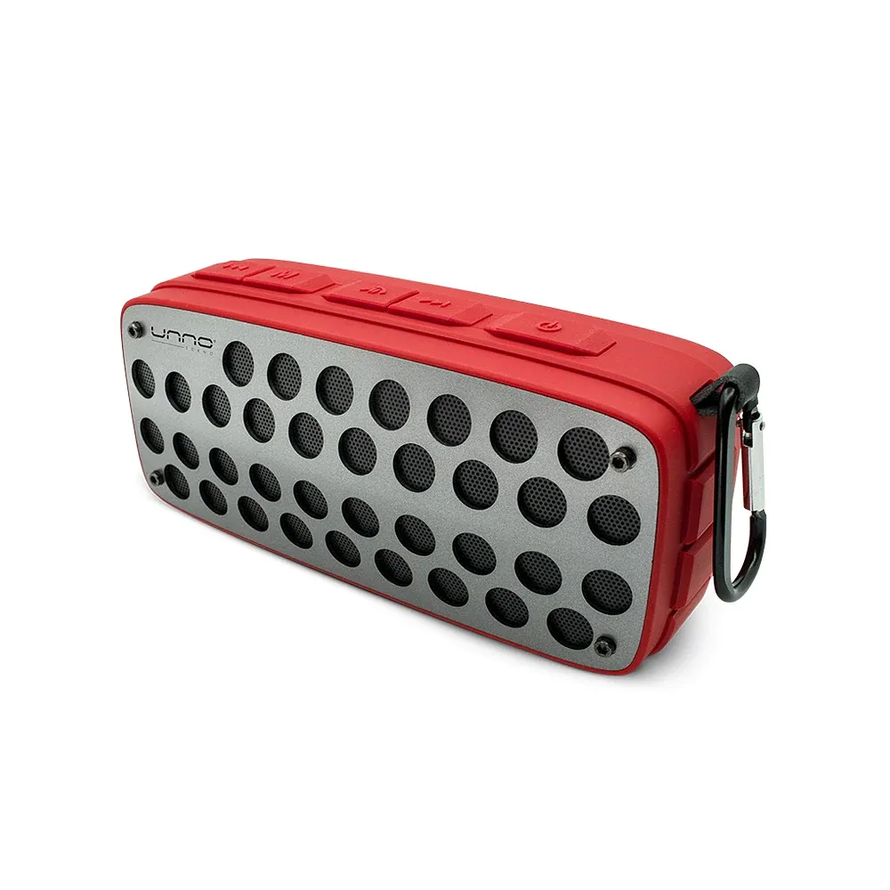 Bocina Bluetooth TWS UNNO Titanium SP9211RD Roja, 10W